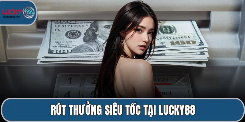 Rút thưởng siêu tốc tại LUCKY88