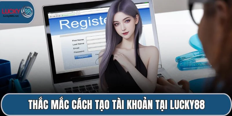 Thắc mắc cách tạo tài khoản tại LUCKY88
